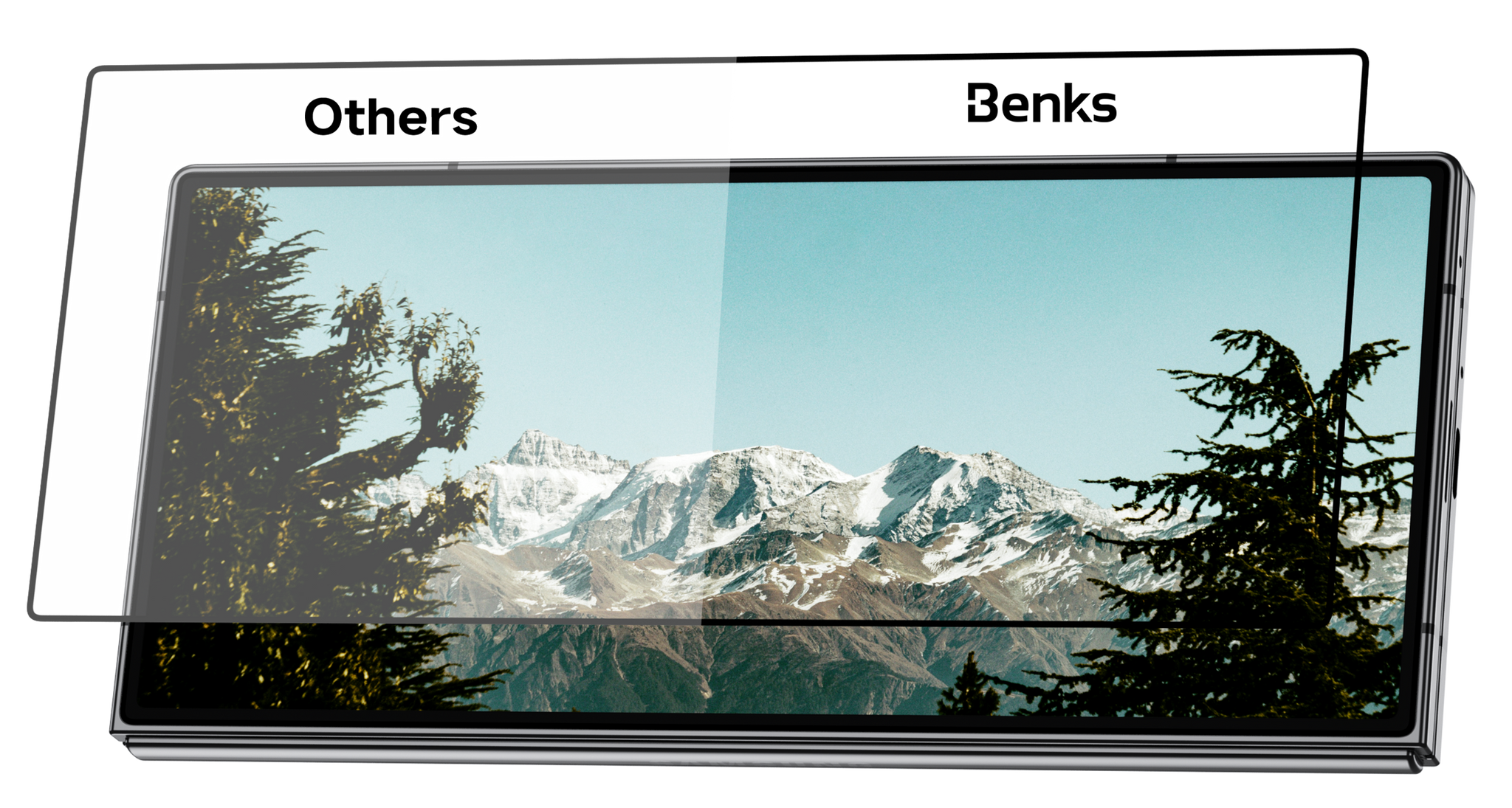 Benks GlassWarrior AR Screen Protector for Samsung Galaxy Z Fold 8 (Case-Friendly)