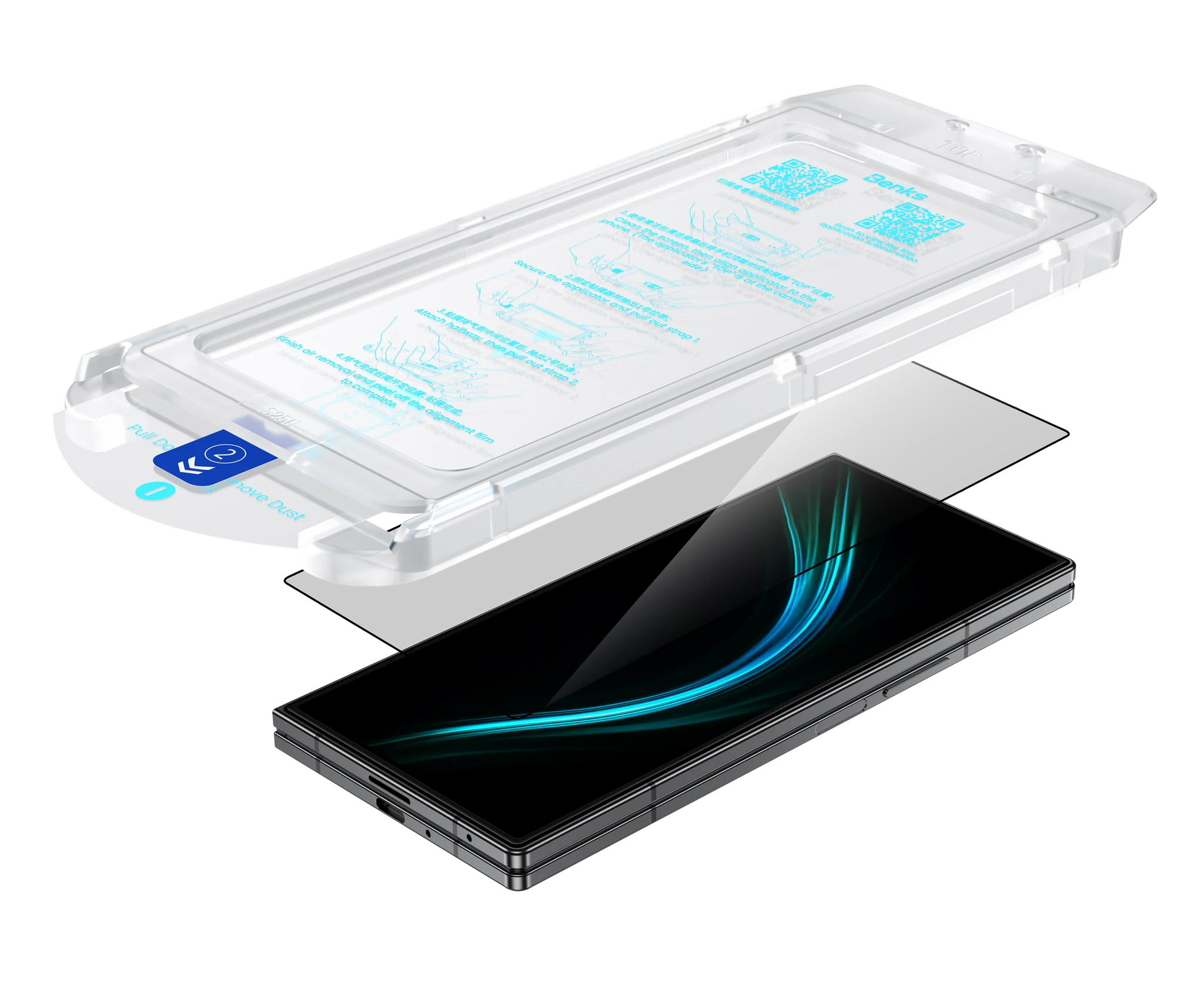 Benks GlassWarrior AR Screen Protector for Samsung Galaxy Z Fold 7