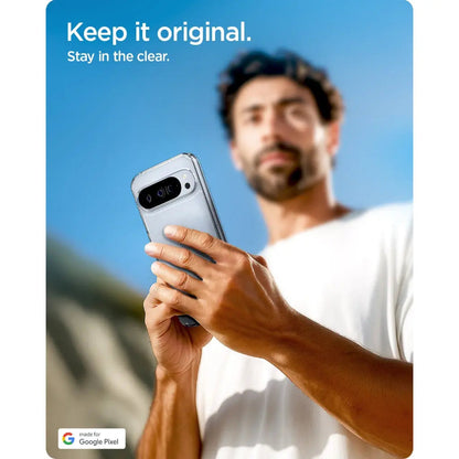 غلاف سبجن الترا هايبرد الشفاف لجوجل بيكسل 10 برو XL