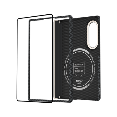 Benks ArmorGrid Air Grand Combo built with Kevlar® for Samsung Galaxy Z Fold 8 / Z Fold 8 Ultra - Black 