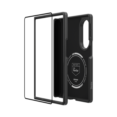 Benks ArmorGrid Pro Grand Combo built with Kevlar® for Samsung Galaxy Z Fold 8 / Z Fold 8 Ultra - Black 