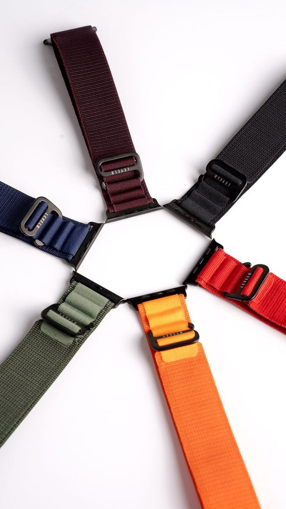 Levelo Ace Loop Nylon Watch Strap for Apple Watch 49mm / 46mm / 45mm