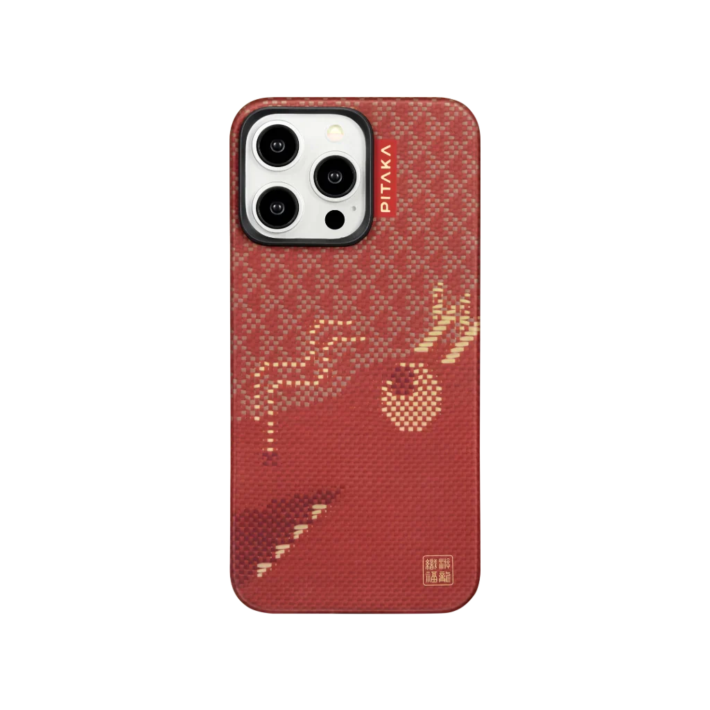 Pitaka MagEZ Case 5 Weaving+ سلسلة السنة الصينية الجديدة (إصدار محدود) لهاتف iPhone 15 Pro Max