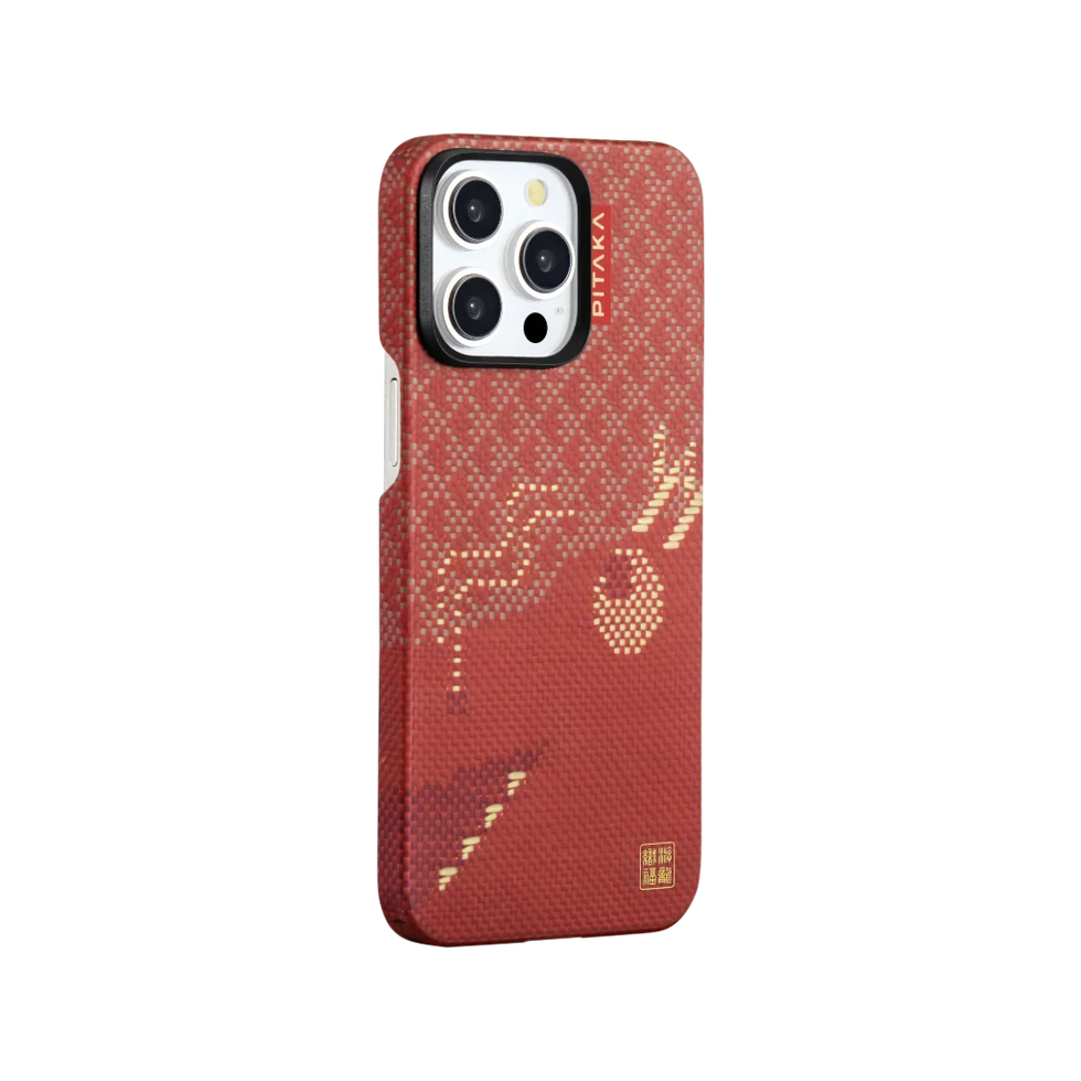 Pitaka MagEZ Case 5 Weaving+ Chinese New Year Series (Limited Edition) for iPhone 15 Pro Max