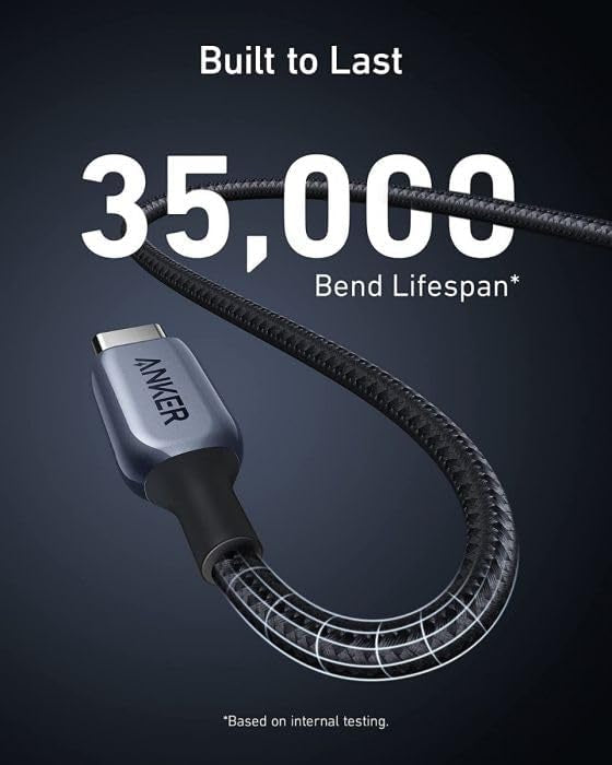 كابل أنكر 765 USB-C إلى USB-C (140 واط 6 قدم / 1.8 متر نايلون)