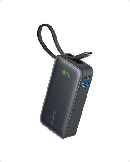 Anker Nano Power Bank (30W, Built-In USB-C Cable)