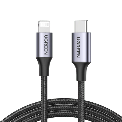 Ugreen MFi Braided PD Fast Charger USB-C to Lightning Cable - 2m