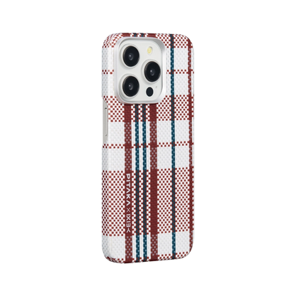 Pitaka red-white-blue MagEZ Case 4 for iPhone 15 Pro