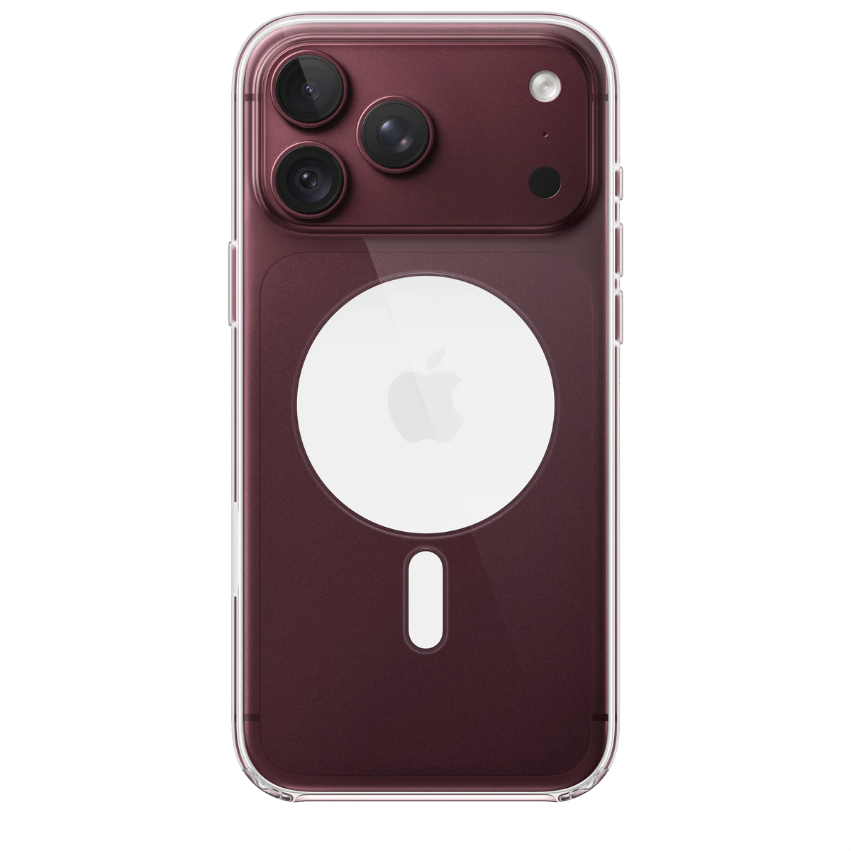 Apple iPhone 18 Pro Max Clear Case with MagSafe - front view