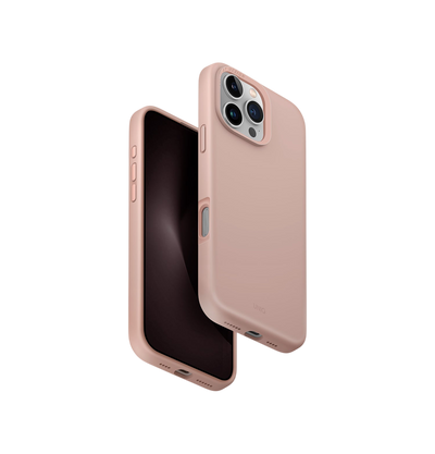 Uniq Lino Hue Hybrid Silicone Case with Magnetic Charging for iPhone 16 Pro Max