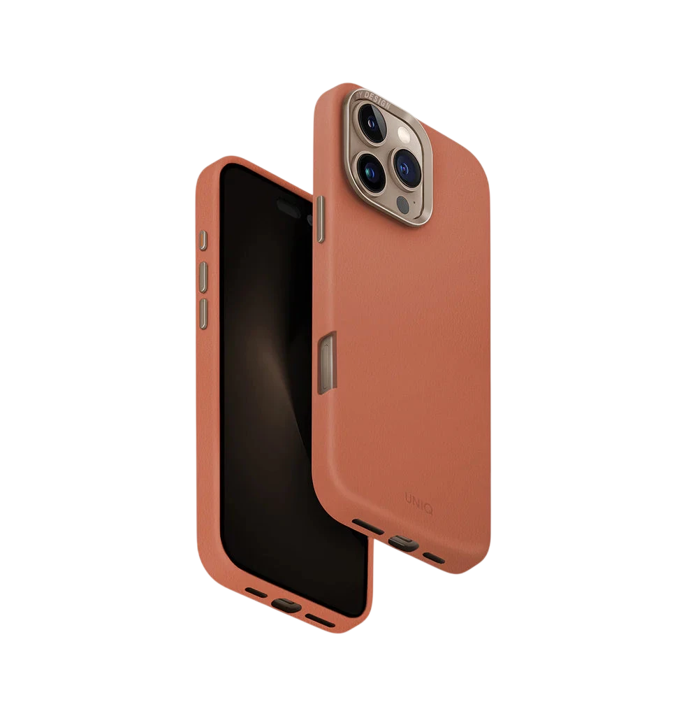 حافظة Uniq Lyden الجلدية الفاخرة لهاتف iPhone 16 Pro