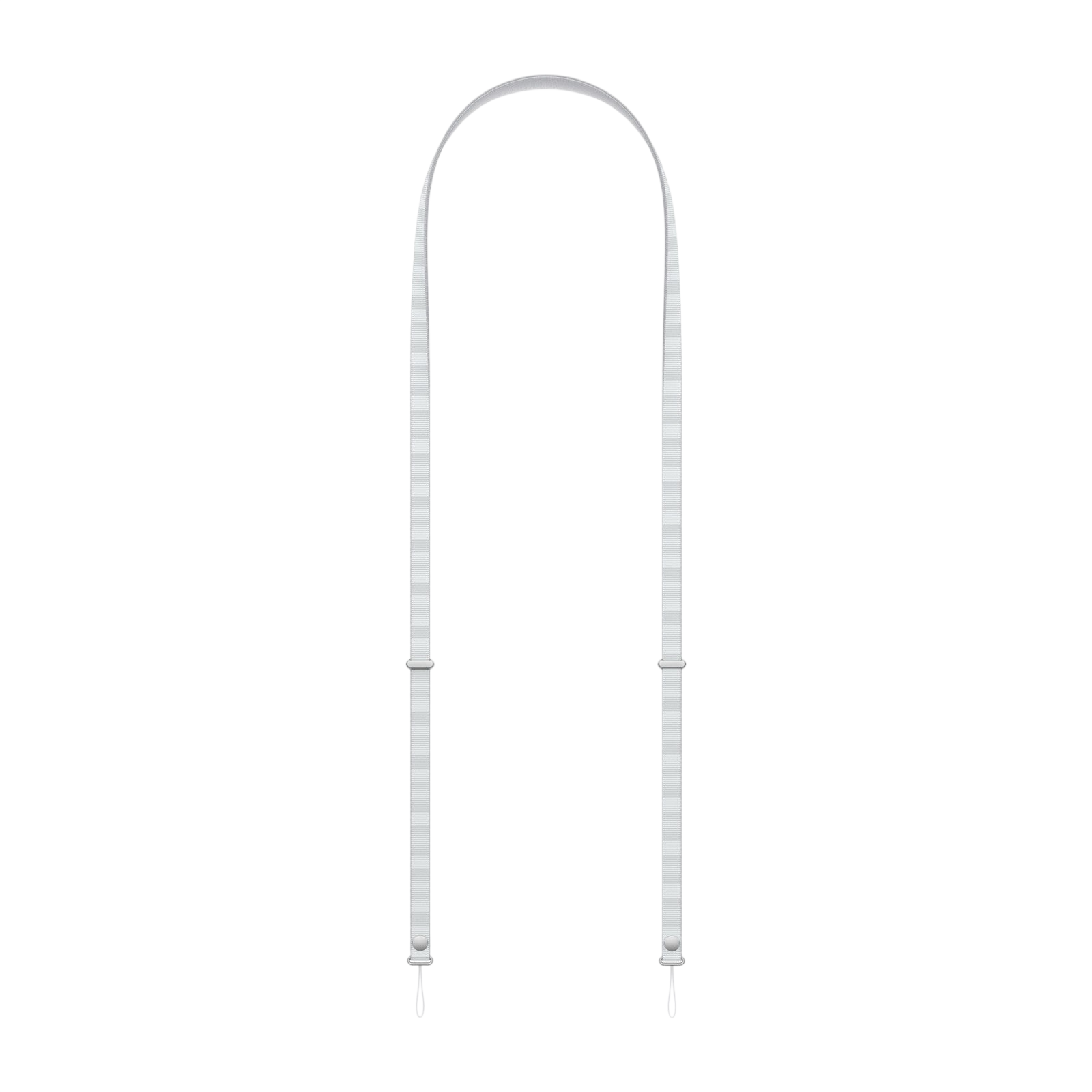 Apple Crossbody Strap in Light Grey 
