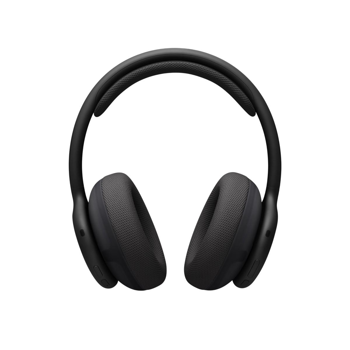 Rear view of Beats 360 headphones in Black showing physical button controls 