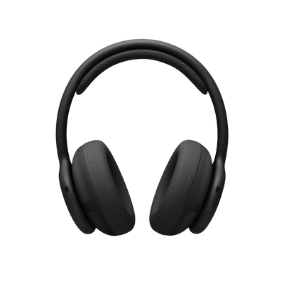 Rear view of Beats 360 headphones in Black showing physical button controls 