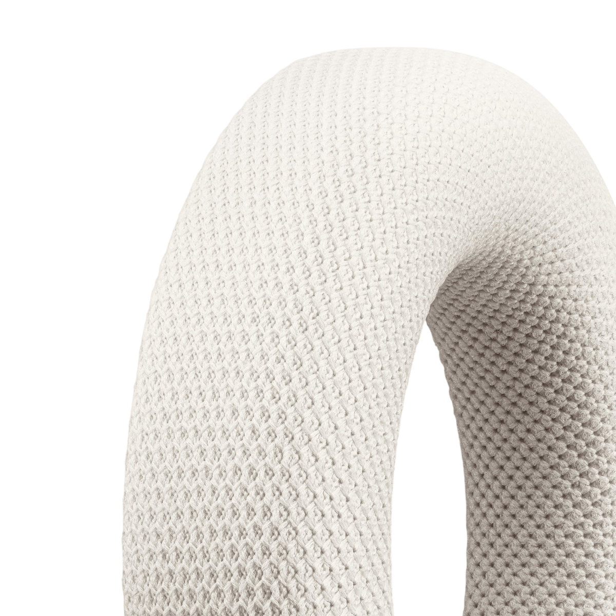 Close-up of Beats 360 Performance Knit cushion mesh texture in Cloud 