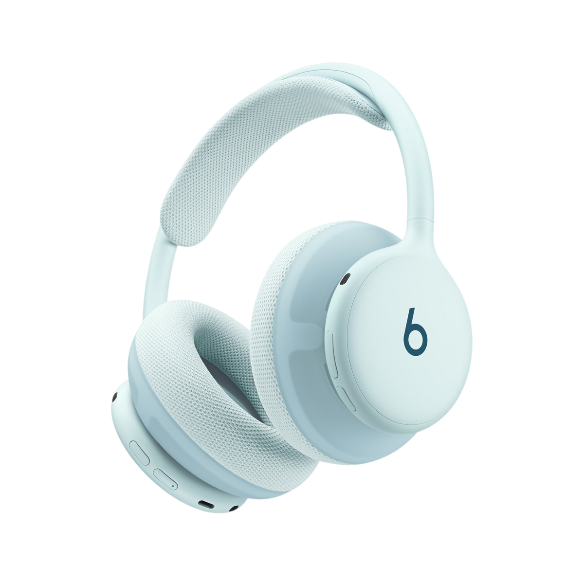 Beats 360 headphones in Sky with Sky Performance Knit cushions 