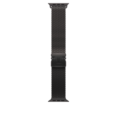 Apple Watch Ultra Titanium Milanese Loop (49mm) - Black Titanium 