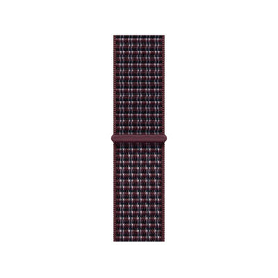 Apple Watch Sport Loop - Burgundy Plaid 