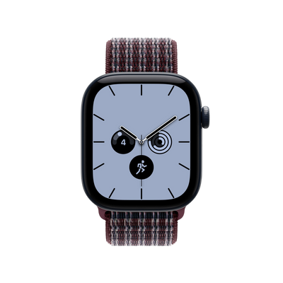 Apple Watch Sport Loop - Burgundy Plaid - alternate view 2 