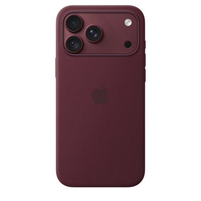 Apple iPhone 18 Pro Max Silicone Case with MagSafe in Burgundy 