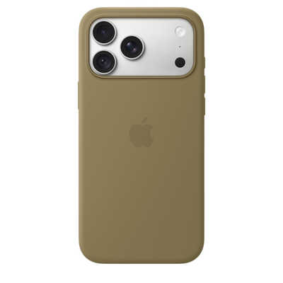 Apple iPhone 18 Pro Max Silicone Case with MagSafe in Olive 