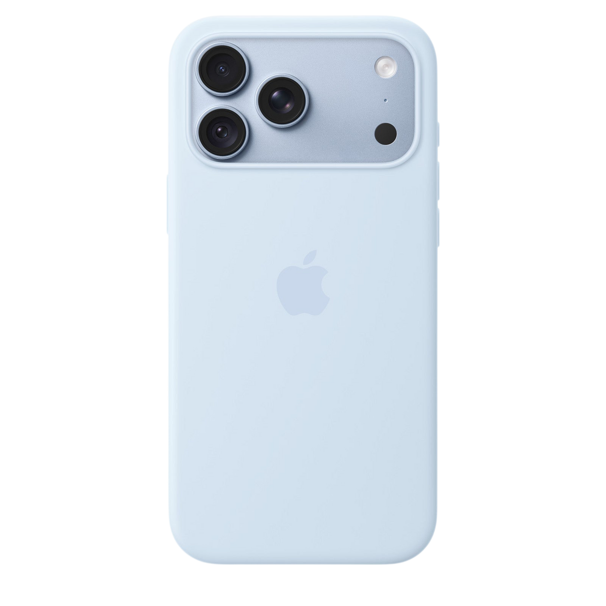 Apple iPhone 18 Pro Max Silicone Case with MagSafe in Crisp Blue 