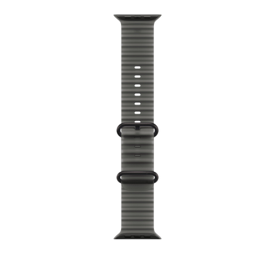Apple Watch Ultra Ocean Band (49mm) - Translucent Black (Black Titanium) 