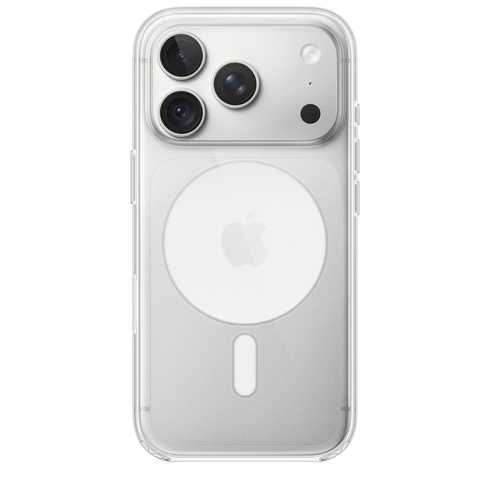 Apple iPhone 18 Pro Clear Case with MagSafe, side view