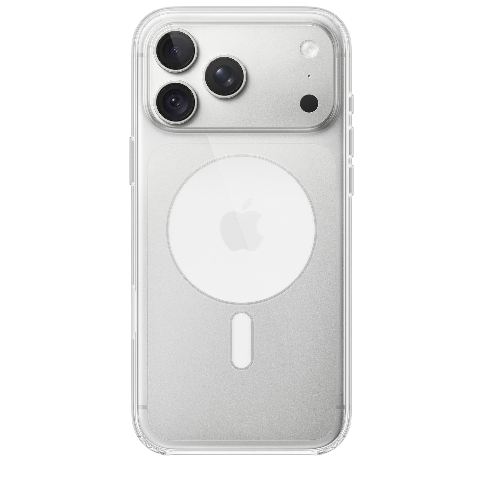 Apple iPhone 18 Pro Max Clear Case with MagSafe, side view