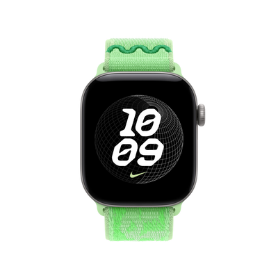 Apple Watch Nike Sport Loop - Green Spark - alternate view 2 