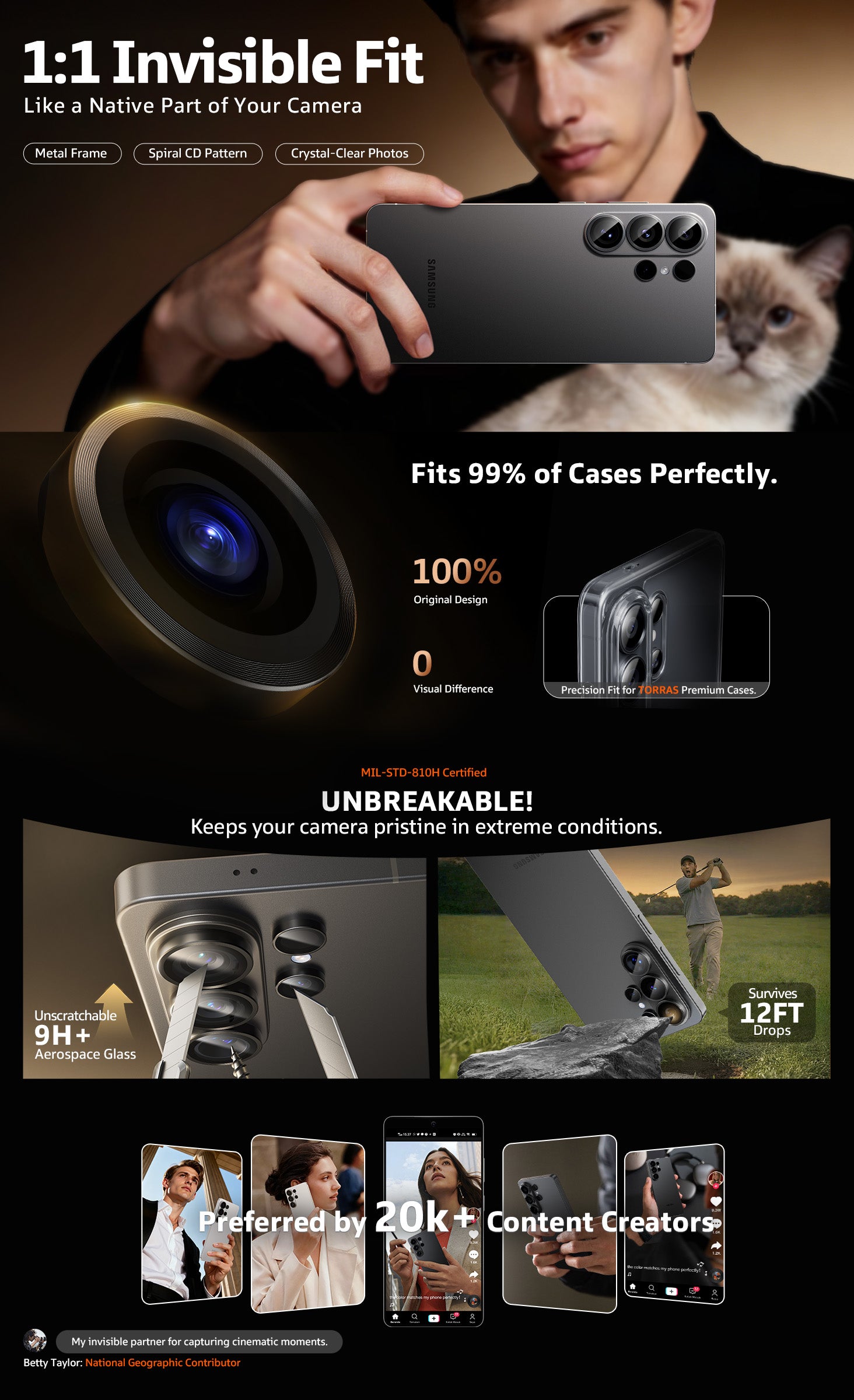 TORRAS Lensguard لهاتف Samsung Galaxy S26 Ultra