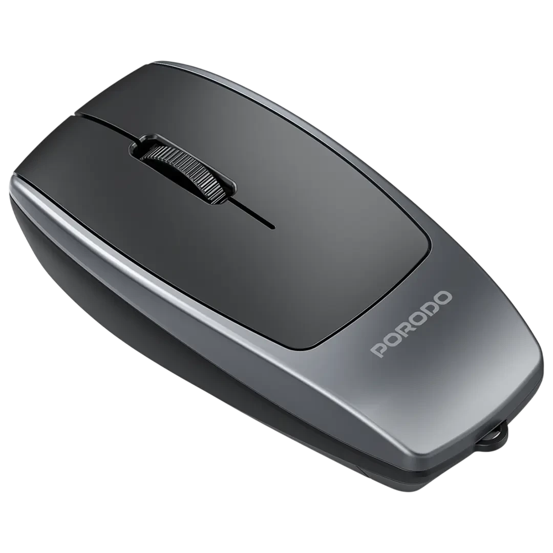 Porodo Wireless Mouse built-in MicroSD card reader