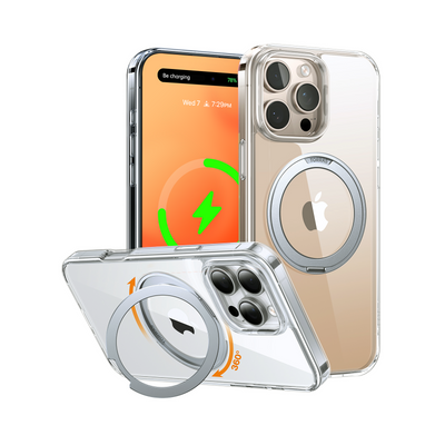 TOORAS Ostand Pro 360° Rotate Stand MagSafe Case for iPhone 16 Pro