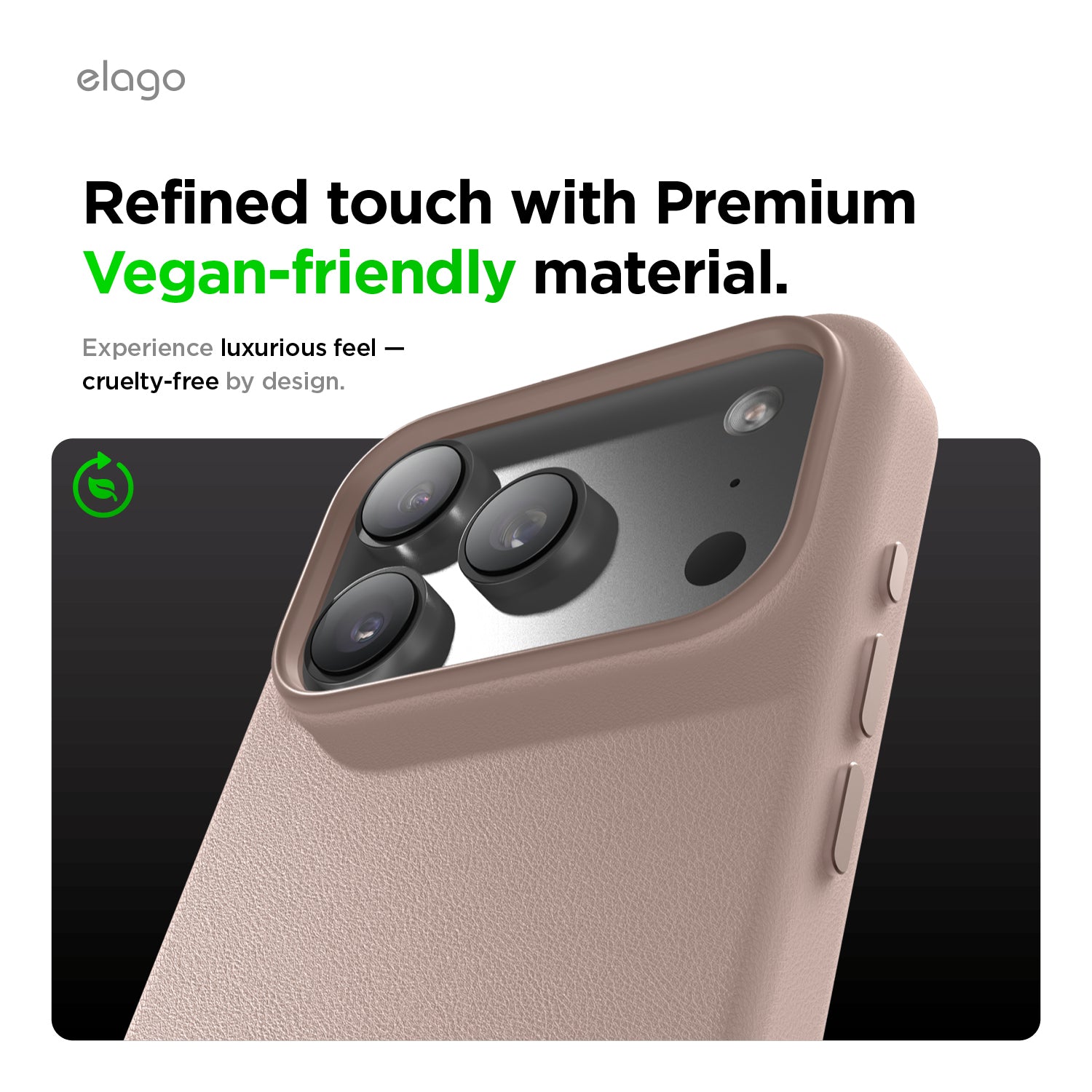 Elago MagLeather Case for iPhone 17 Pro Max / iPhone 18 Pro Max - Lovely Pink 