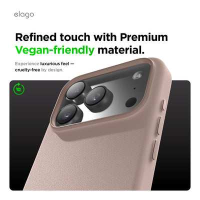 Elago MagLeather Case for iPhone 17 Pro Max / iPhone 18 Pro Max - Lovely Pink 