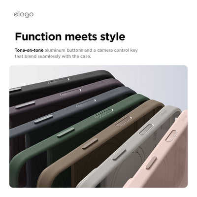 Elago MagLeather Case for iPhone 17 Pro Max / iPhone 18 Pro Max - Midnight Green 