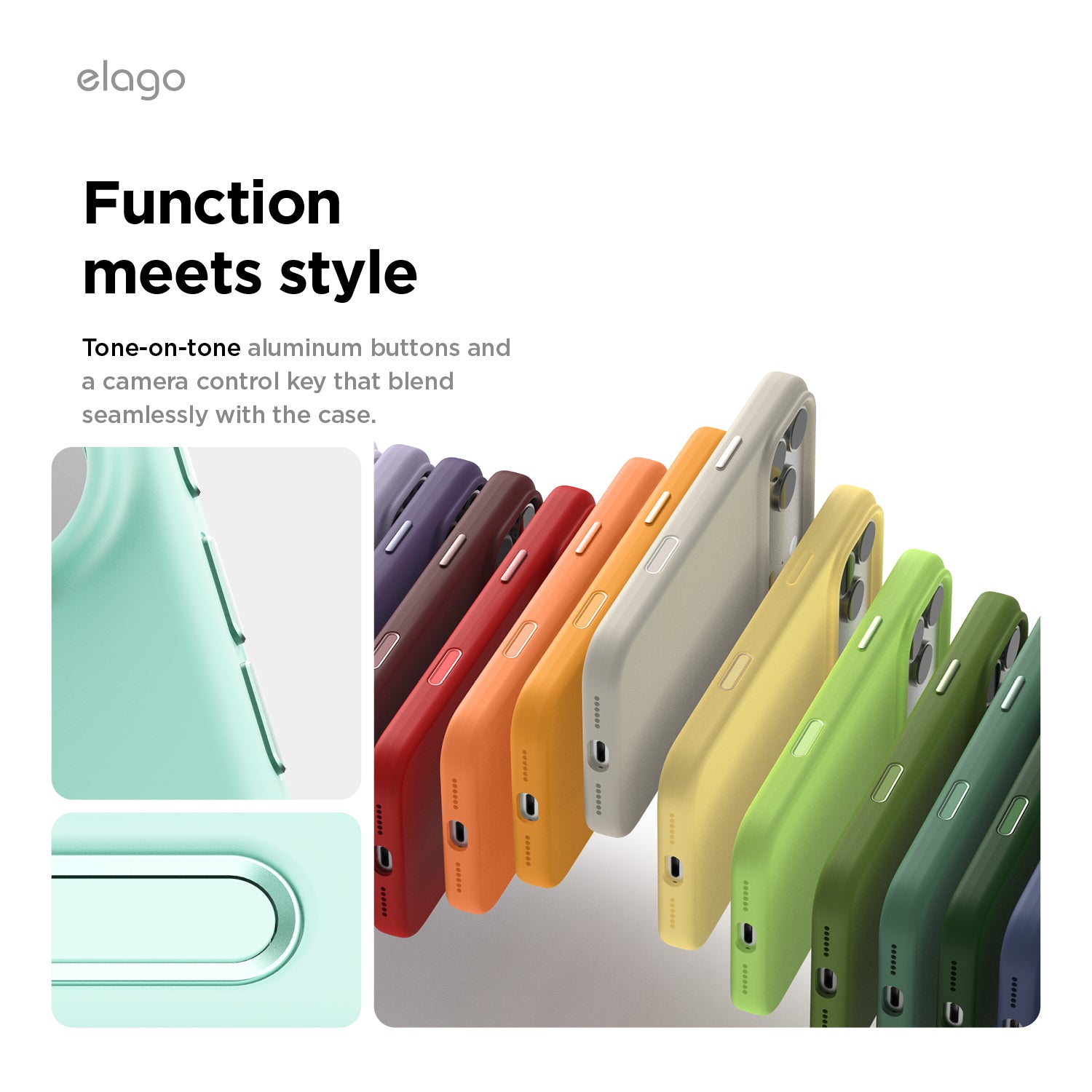 Elago Mag Silicone Case for iPhone 17 Pro Max / iPhone 18 Pro Max - Aqua Sky 