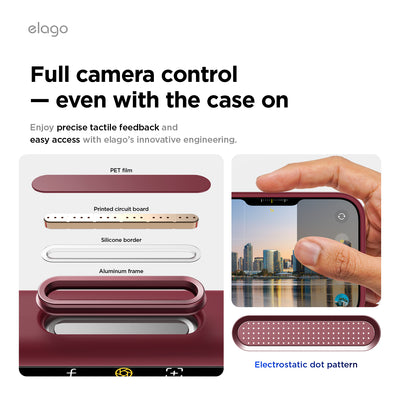 Elago Mag Silicone Case for iPhone 17 Pro Max / iPhone 18 Pro Max - Burgundy 