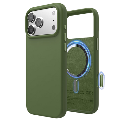 Elago Mag Silicone Case for iPhone 17 Pro Max / iPhone 18 Pro Max - Cedar Green 