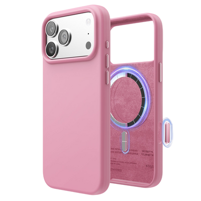 Elago Mag Silicone Case for iPhone 17 Pro Max / iPhone 18 Pro Max - Hot Pink 