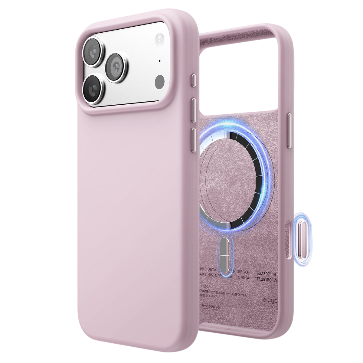 Elago Mag Silicone Case for iPhone 17 Pro Max / iPhone 18 Pro Max - Light Lilac 