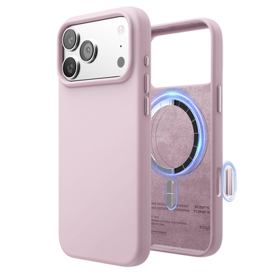 Elago Mag Silicone Case for iPhone 17 Pro Max / iPhone 18 Pro Max - Light Lilac 