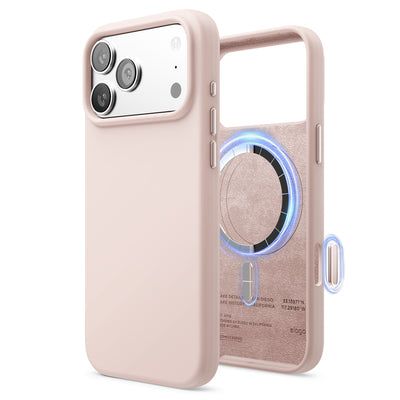 Elago Mag Silicone Case for iPhone 17 Pro Max / iPhone 18 Pro Max - Lovely Pink 