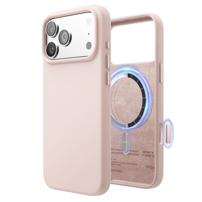 Elago Mag Silicone Case for iPhone 17 Pro Max / iPhone 18 Pro Max - Lovely Pink 