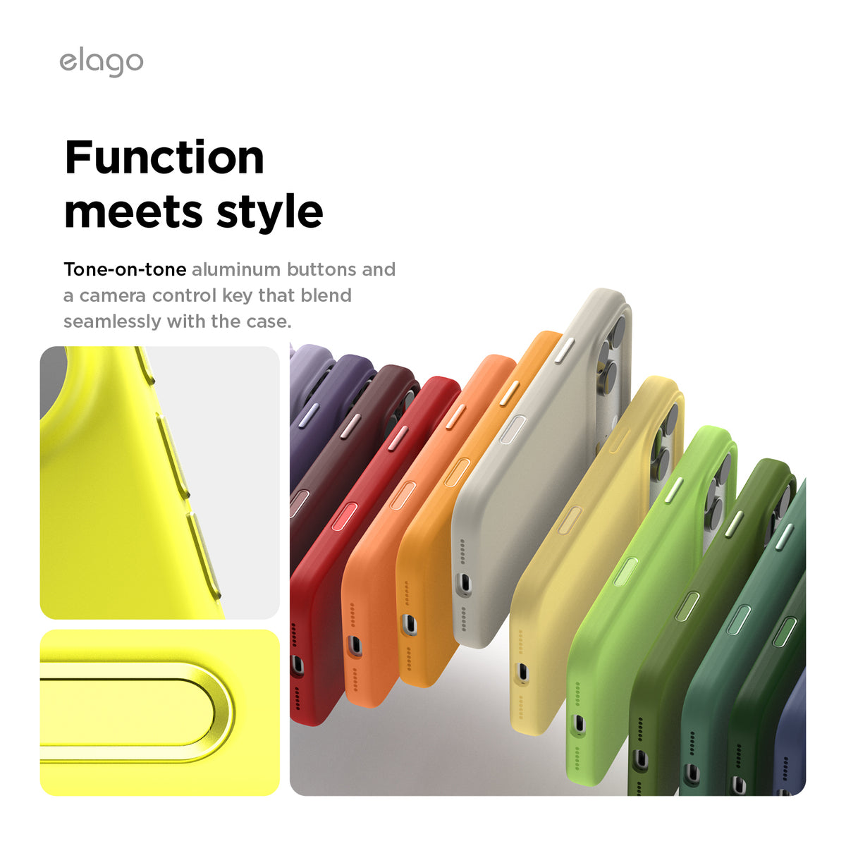 Elago Mag Silicone Case for iPhone 17 Pro Max / iPhone 18 Pro Max - Neon Yellow 