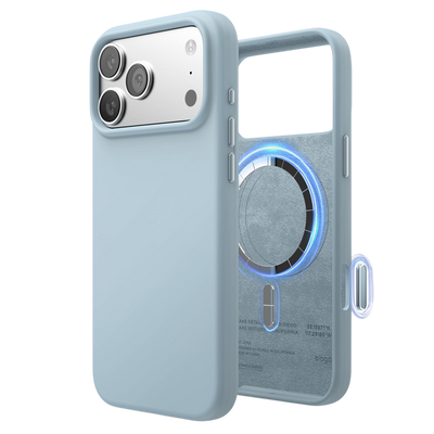 Elago Mag Silicone Case for iPhone 17 Pro Max / iPhone 18 Pro Max - Sky Blue 