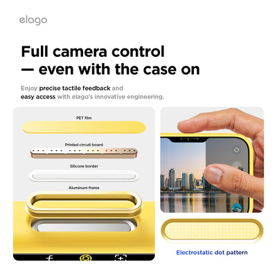 Elago Mag Silicone Case for iPhone 17 Pro Max / iPhone 18 Pro Max - Yellow 