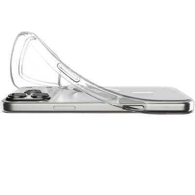 حافظة سبجن ماج سيف الشفافة مع واقي الشاشة وواقي العدسة حزمة شفافة لآيفون 17 برو ماكس