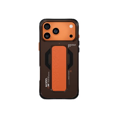 Skinarma Haxa Mag-Charge Grip-Stand Case for iPhone 17 Pro Max - Black 