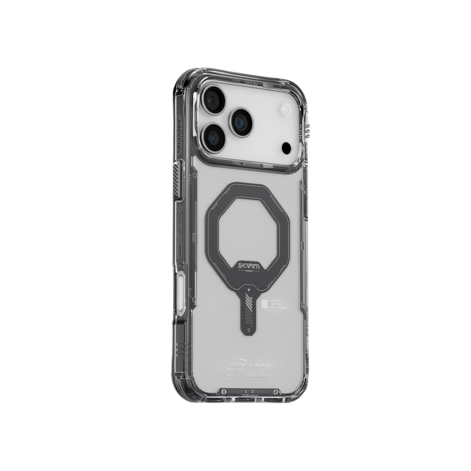 Skinarma Saido Mag-Charge Clear Case for iPhone 17 Pro Max - Black 
